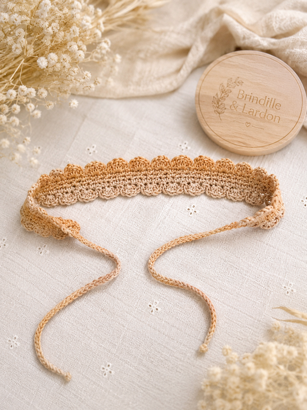 Bandeau bébé au crochet