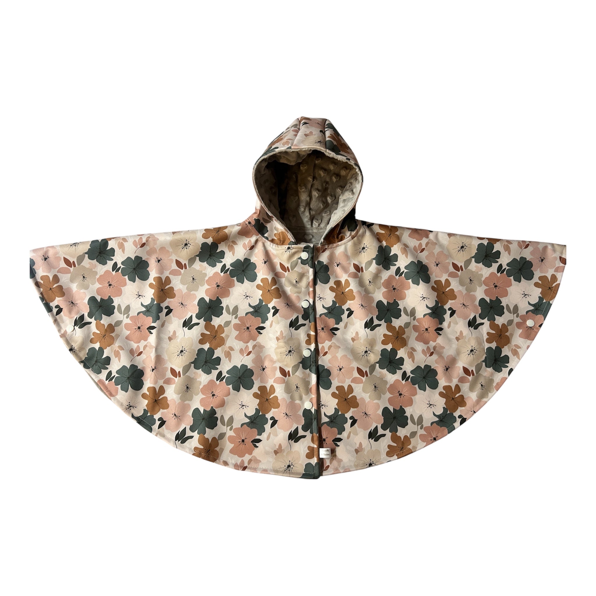 Poncho évolutif en Softshell – De 6 mois à 2 ans