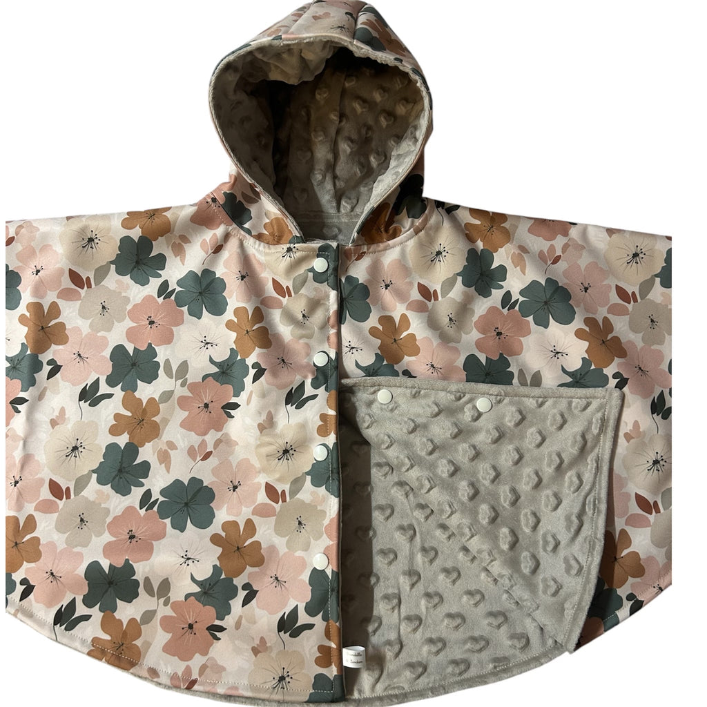 Poncho évolutif en Softshell – De 6 mois à 2 ans