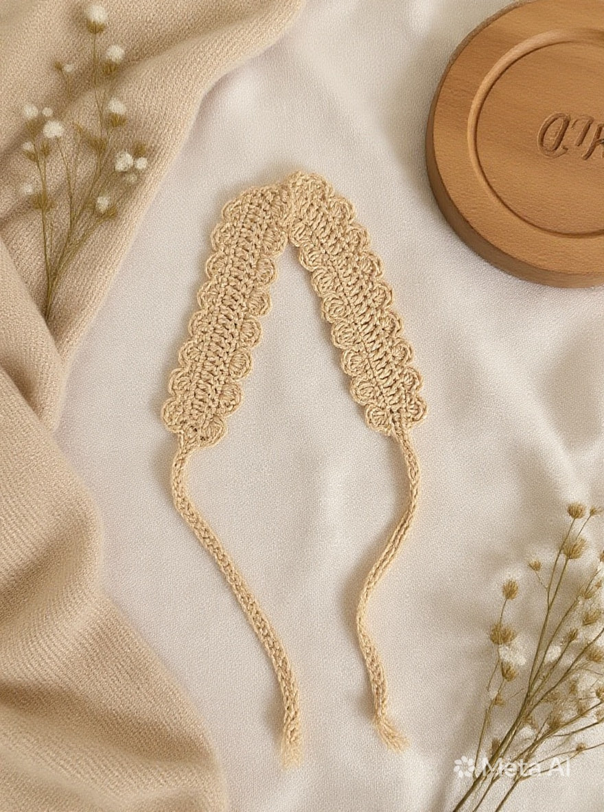 Bandeau bébé au crochet