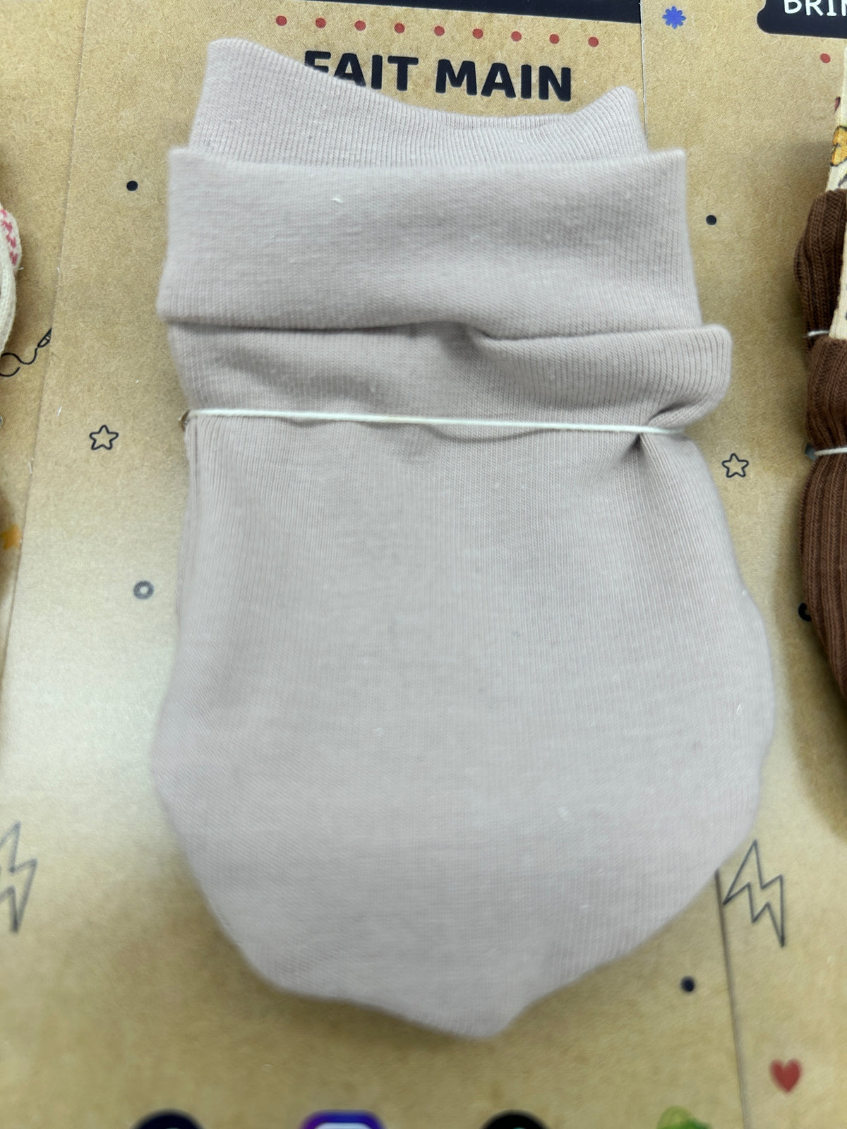 Moufles de naissance   anti-griffure