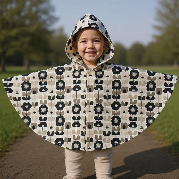Poncho évolutif en Softshell - 6 mois à 2 ans -